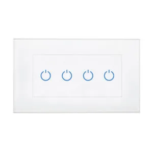 בית חכם - מסגרת לארבע הדלקות - לבן