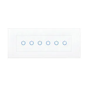 בית חכם - מסגרת לשש הדלקות - לבן