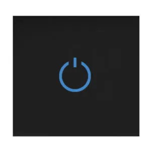 בית חכם - צג 2 מקום למפסק יחיד - שחור